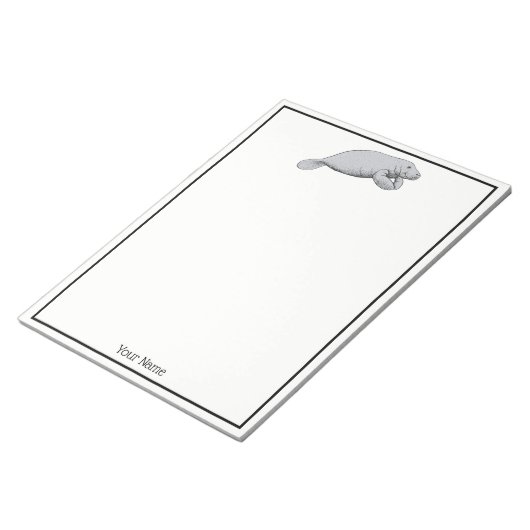 Bloc-note Dessin vintage Manate (Incliné)