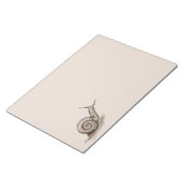 Bloc-note Dessin zen original pastel d'escargot (Incliné)