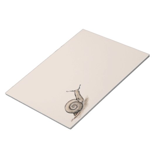 Bloc-note Dessin zen original pastel Snail (Incliné)