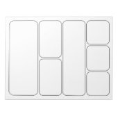 Bloc-note Dessinez vos propres bandes dessinées - Modèles de (Devant)