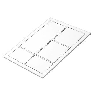 Bloc-note Dessinez vos propres BD | Pages de livres de bande