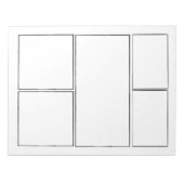 Bloc-note Dessinez vos propres BD | Pages vierges du livre (Devant)