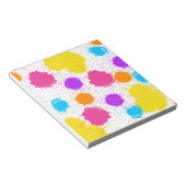 Bloc-note Dessins de peinture colorés (Incliné)