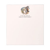 Bloc-note Deux beaux chevaux Boho occidental (Devant)