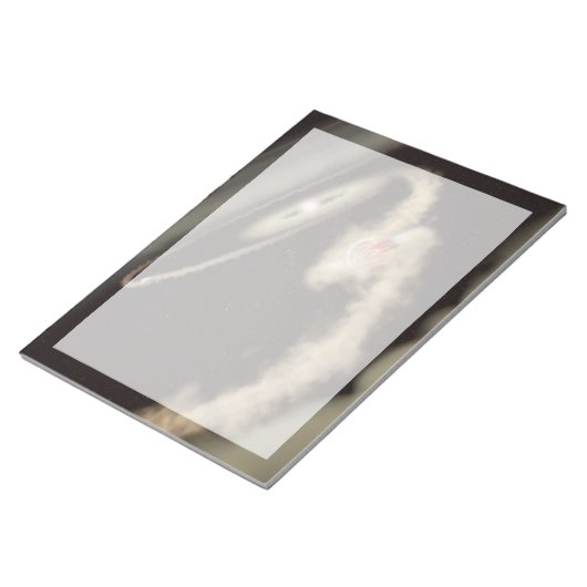 Bloc-note Deux Exoplanètes Géantes De Gaz Orbitant Une Jeune (Incliné)