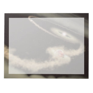 Bloc-note Deux Exoplanètes Géantes De Gaz Orbitant Une Jeune