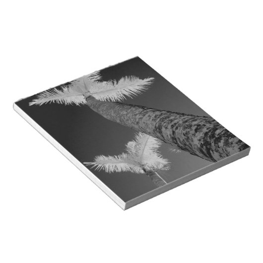 Bloc-note Deux palmiers infrarouges. (Incliné)