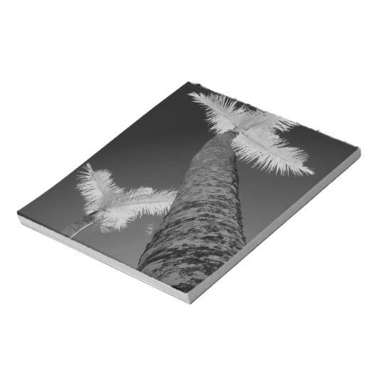 Bloc-note Deux palmiers infrarouges. (Tourné)