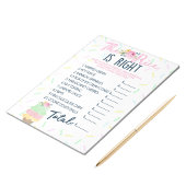 Bloc-note Devinez le prix Ice Cream Essentials Game Pack