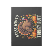 Bloc-note Devinez Quoi ? Turquie Mais Thanksgiving Drôle (Tourné)