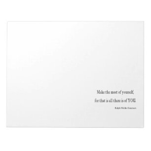 Bloc-note Devis vintage Emerson Inspirational - personnalisa