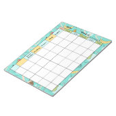 Bloc-note Devoirs de motif Fruit Memphis (Incliné)