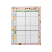Bloc-note Devoirs Fruit Memphis Rose (Tourné)