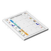 BLOC-NOTE DEVOIRS HEBDOMADAIRES (Incliné)