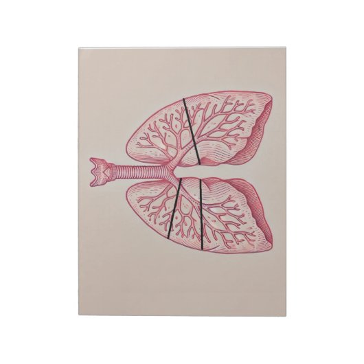 Bloc-note Diagramme (Tourné)