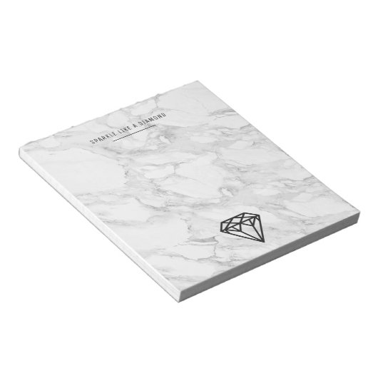 Bloc-note Diamant avec marbre (Incliné)