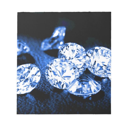 Bloc-note Diamants bleus (Devant)