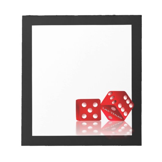 Bloc-note Dice Las Vegas (Devant)
