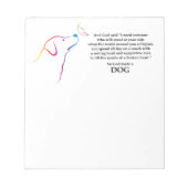 Bloc-note Dieu a fait un chien (Devant)