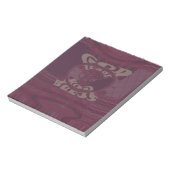 Bloc-note Dieu vous bénisse Giraffes Art Imprimer/Design (Tourné)