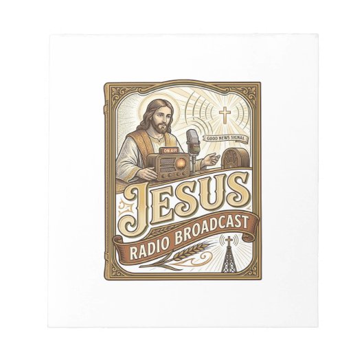 Bloc-note Diffusion Radio Jésus Diffusion Radio Jésus Christ (Devant)