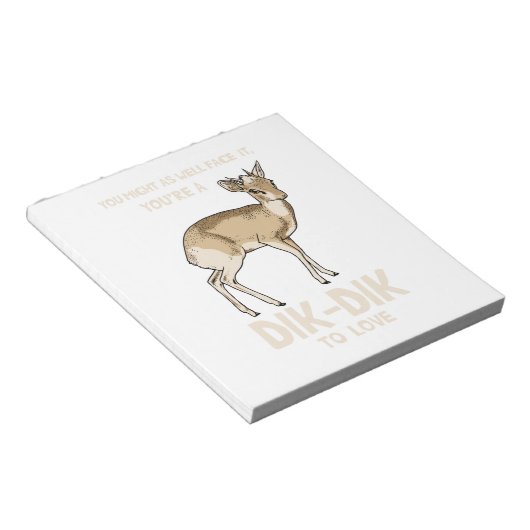 Bloc-note Dik-Dik To Love (Incliné)
