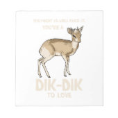 Bloc-note Dik-Dik To Love (Devant)
