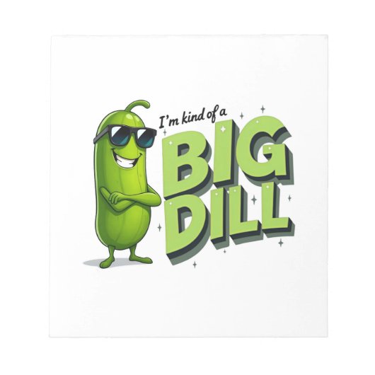 Bloc-note Dill Pickles Amateurs Cadeau - Drôle Drôle Dessins (Devant)