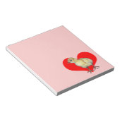 Bloc-note Dindon coeur (Incliné)