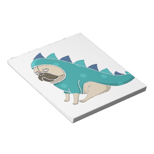Bloc-note dinopug (Incliné)