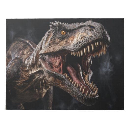 Bloc-note Dinosaur animal sauvage Portrait Fierce Power (Devant)