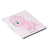 Bloc-note Dinosaure de Cute Baby Pink (Incliné)