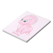 Bloc-note Dinosaure de Cute Baby Pink (Tourné)