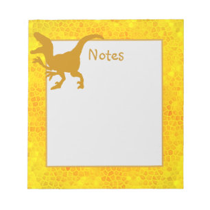 Bloc-note Dinosaure d'or caché