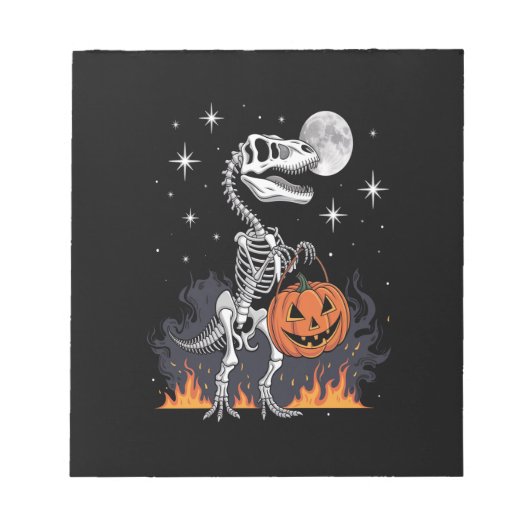 Bloc-note Dinosaure Halloween Spooky Saurus (Devant)