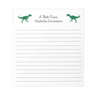 Bloc-note Dinosaure tendance T-Rex Tyrannosaurus