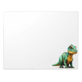 Bloc-note Dinosaure vert (Devant)