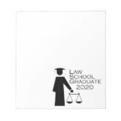 Bloc-note Diplômé de la faculté de droit 2020 (Devant)