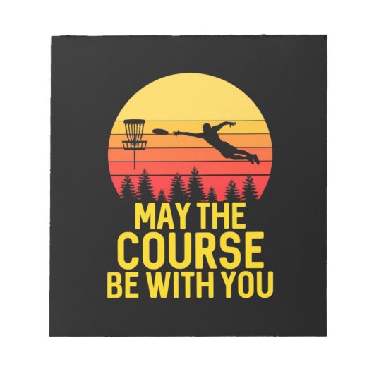 Bloc-note Disc Golf With You (Devant)