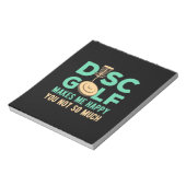Bloc-note Disk Golf Me Rend Heureux (Tourné)