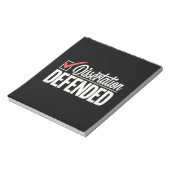 Bloc-note Dissertation Défendu Doctorat Diplômé (Tourné)