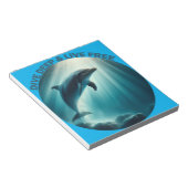 Bloc-note Dive Deep Live Dolphin gratuit (Incliné)