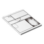 Bloc-note DIY Manga Comic Strip – Blank Panel with Japanes (Incliné)
