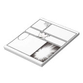 Bloc-note DIY Manga Comic Strip – Blank Panel with Japanes (Tourné)
