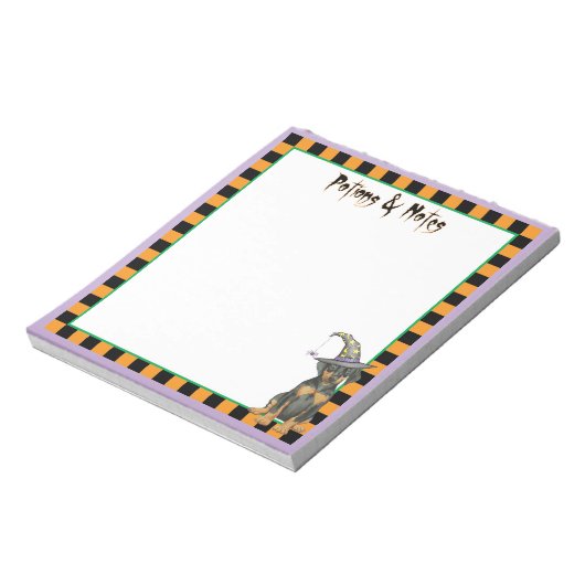 Bloc-note Doberman Witch (Tourné)