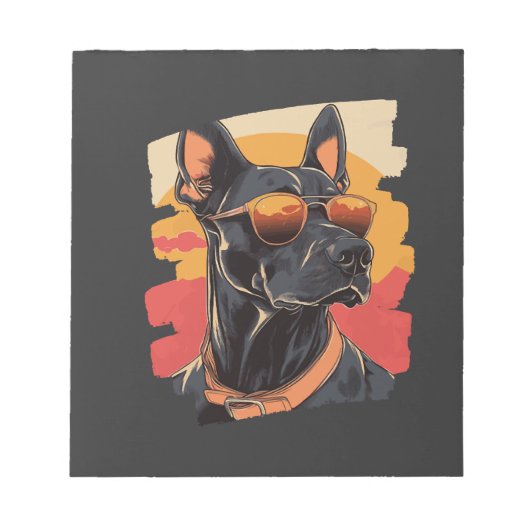 Bloc-note Dobermann (Devant)