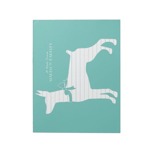 Bloc-note Dobermann Pinscher Chien Chien Puppy Dobie (Tourné)