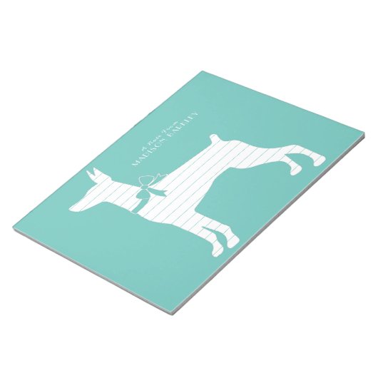 Bloc-note Dobermann Pinscher Chien Chien Puppy Dobie (Incliné)