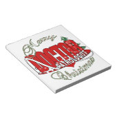 BLOC-NOTE DOCTEUR DE PATHOLOGISTE DE NOËL (Incliné)