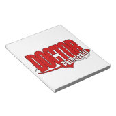 BLOC-NOTE DOCTEUR PATHOLOGIST DE LOGO (Incliné)